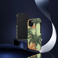 Palm Tree's Green and Orange Tough Phone Cases, Case-Mate! Summer Vibes!