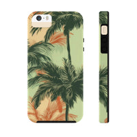 Palm Tree's Green and Orange Tough Phone Cases, Case-Mate! Summer Vibes!