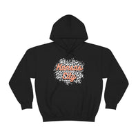 Kansas City Football Grey and Pink Leopard Print Unisex Heavy Blend Hooded Sweatshirt! Football Season!