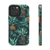 Teal Blue Pineapples Tough Phone Cases, Case-Mate! Summer Vibes!