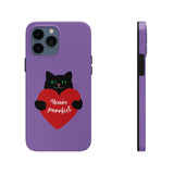 Valentines Day Your Perfect Kitten Purple Tough Phone Cases, Case-Mate! Spring Vibes!