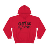 Caffeine Queen Unisex Heavy Blend Hooded Sweatshirt! Sarcastic Vibes!