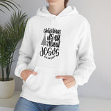 Christmas Is All About Jesus Unisex Heavy Blend Hooded Sweatshirt! Winter Vibes!