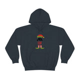 Mr. Elf Unisex Heavy Blend Hooded Sweatshirt! Winter Vibes!