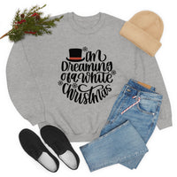 I'm Dreaming Of A White Christmas Unisex Heavy Blend Crewneck Sweatshirt! Winter Vibes!