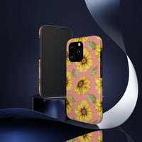 Pink Sunflower Tough Phone Cases, Case-Mate! Summer Vibes!