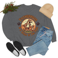 Fatherhood is a Walk in the park Fathers Day Unisex Heavy Blend Crewneck Sweatshirt!