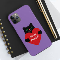 Valentines Day Your Perfect Kitten Purple Tough Phone Cases, Case-Mate! Spring Vibes!