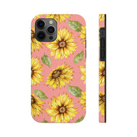 Pink Sunflower Tough Phone Cases, Case-Mate! Summer Vibes!