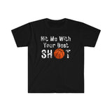 Freckled Fox Company, Graphic Tees, Hit me with your best shot, basketball tees, basketball, Kansas.