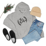 Ho Ho Ho Minimalistic Christmas Unisex Heavy Blend Hooded Sweatshirt! Winter Vibes!