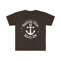 Mermaid Hair and Salty Air Anchor Light Version Unisex Graphic Tees! Summer Vibes!