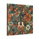 Floral Vintage 70's Inspired Guitar Canvas Gallery Wraps!