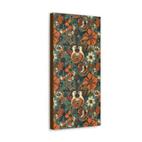 Floral Vintage 70's Inspired Guitar Canvas Gallery Wraps!