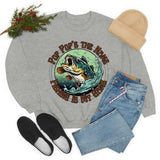 Pop Pop's The Name and Fishing is My Game Fathers Day Unisex Heavy Blend Crewneck Sweatshirt!