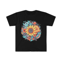 Sunflower Medley Summer Time Unisex Graphic Tees! Summer Vibes!