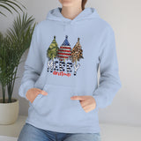 Rustic Military Merry Christmas Holiday Unisex Heavy Blend Hooded Sweatshirt! Winter Vibes!