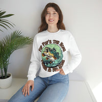 Pop Pop's The Name and Fishing is My Game Fathers Day Unisex Heavy Blend Crewneck Sweatshirt!