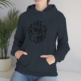 It's Winter Yall Unisex Heavy Blend Hooded Sweatshirt! Winter Vibes!