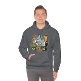 Kindness Matters Vintage Butterflies Unisex Heavy Blend Hooded Sweatshirt! Spring Vibes!