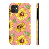 Pink Sunflower Tough Phone Cases, Case-Mate! Summer Vibes!