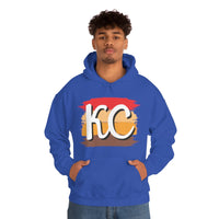 Kansas City Football Paint Stripe KC Unisex Heavy Blend Hooded Sweatshirt! Football Season!