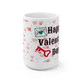 Happy Valentines Day Ceramic Mug 15oz! Valentines Day, Coffee Lovers, Tea Lovers, Gifts! Spring Vibes!