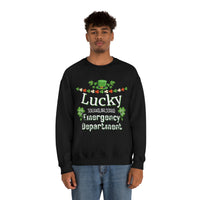 Lucky To Be in The Emergency Department Unisex Heavy Blend Crewneck Sweatshirt! Spring Vibes!