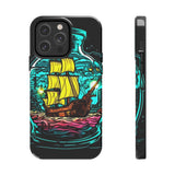 Ship in a Bottle Neon Colors Tough Phone Cases!