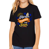 Here Comes the Sun Kids' T-Shirt - Cute T-Shirt - Themed Tee Shirt for Kids