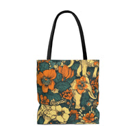 Vintage 70's Inspired Elephant Print Tote Bag!