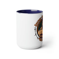 Savage Not Average #Beastmode Fathers Day Fitness Two-Tone Coffee Mugs, 15oz! Black Beard Edition!