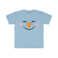 Freckled Fox Company, Graphic Tees, Snowman Smile, Grinning Snowman, Kansas City.