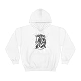 Christmas Is All About Jesus Unisex Heavy Blend Hooded Sweatshirt! Winter Vibes!