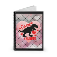 I Steal Hearts T-Rex Valentines Day Journal! Spring Vibes!
