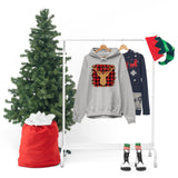 Minimalistic Deer Buffalo Plaid Unisex Heavy Blend Hooded Sweatshirt! Winter Vibes!