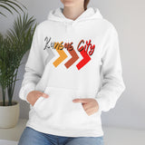 Kansas City Football Arrow Colors Unisex Heavy Blend Hooded Sweatshirt! Football Season!