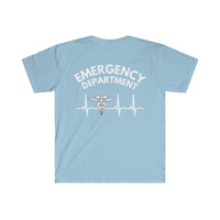 Emergency Department Graphic Tees! Multiple Colors Available! Front and Back Printed! Medical Vibes!