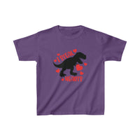 I Steal Hearts T-Rex Valentines Day Kids Heavy Cotton Tee! Foxy Kids! Spring Vibes!