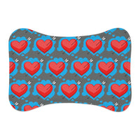 Valentines Day Dainty Heart Pet Feeding Mats! Dog and Cat Shapes! Spring Vibes! Foxy Pets!