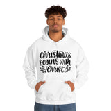 Christmas Begins With Christ Unisex Heavy Blend Hooded Sweatshirt! Winter Vibes!