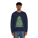 It's What is Around the Tree That Matters Unisex Heavy Blend Crewneck Sweatshirt! Winter Vibes!