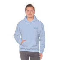 Blue Wave Wear Anywhere Unisex Heavy Blend Hooded Sweatshirt! Basics!