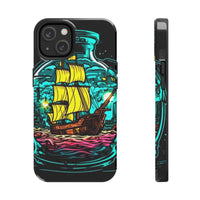 Ship in a Bottle Neon Colors Tough Phone Cases!