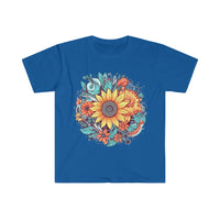 Sunflower Medley Summer Time Unisex Graphic Tees! Summer Vibes!