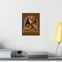 Vintage Music Sings To My Soul Premium Matte Vertical Posters!