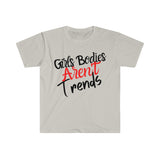 Freckled Fox Company, Sarcastic Tees, Graphic Tees, Girls bodies aren't trends. 