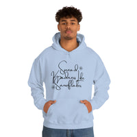 Spread Kindness Like Snowflakes Unisex Hooded Sweatshirt! Winter Vibes!