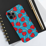 Valentines Day Candy Heart Lollypop Tough Phone Cases, Case-Mate! Spring Vibes!