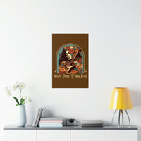 Vintage Music Sings To My Soul Premium Matte Vertical Posters!